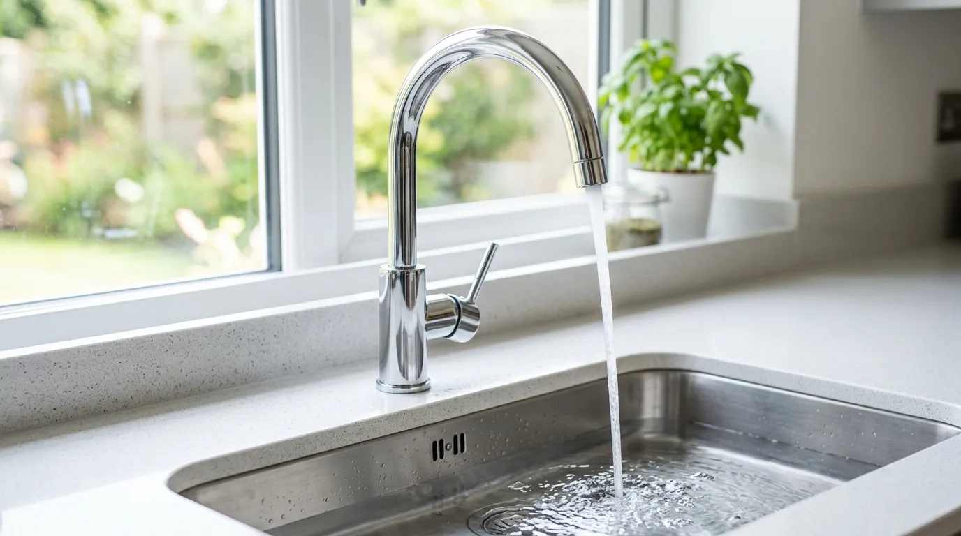 Local Plumbing Master Pros same day plumber fixing a faucet in Easton, KS
